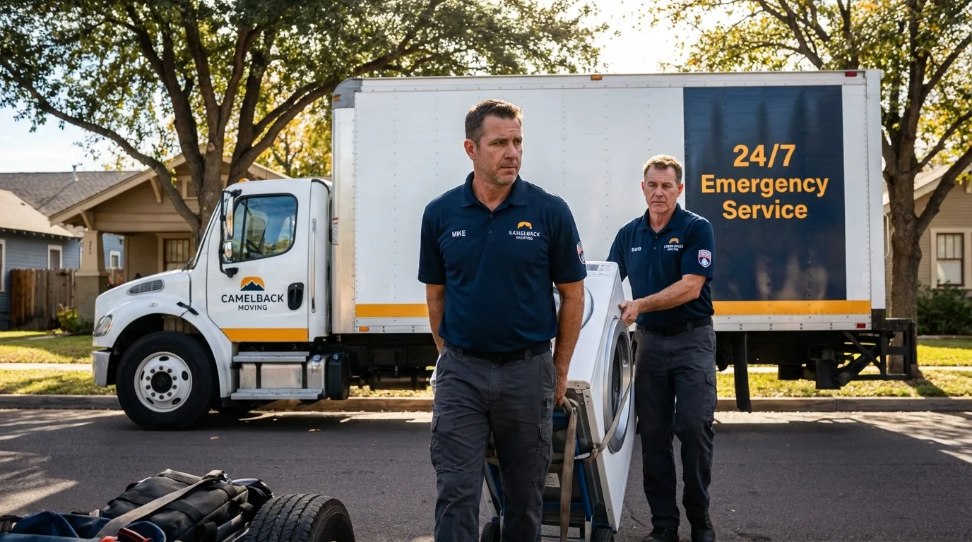 CamelBack Moving crew loading furniture in Peachtree City, GA