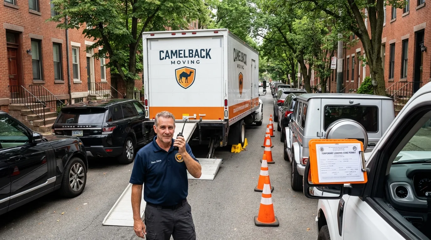 City street loading permit setup in Peachtree City, GA