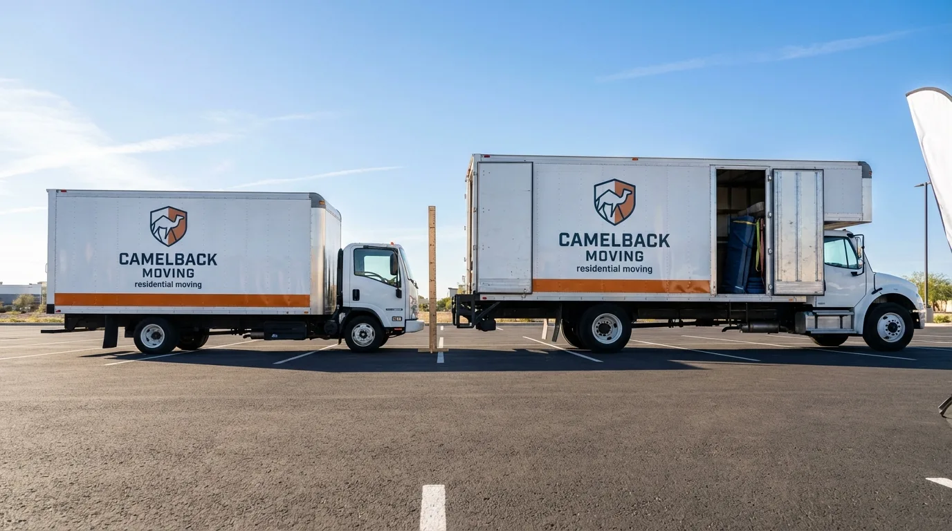 Moving truck size capacity guide in Peachtree City